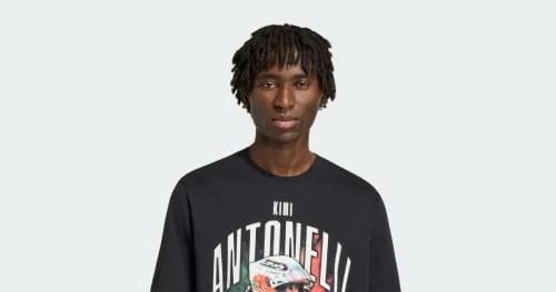 Adidas Men's Printed Round Neck T Shirt